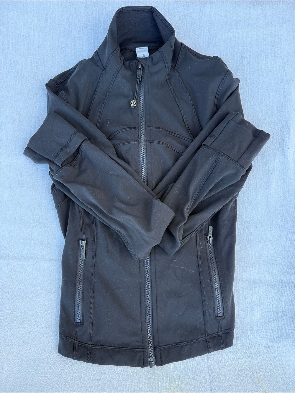 lululemon athletica Black Zip-Up Athletic Jacket